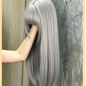 Silver Straight Wig