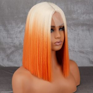 Orange Bob Wig